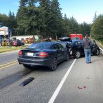 A wreck on state Highway 20 slowed traffic but caused no injuries, according to East Jefferson Fire-Rescue. (Bill Beezley/East Jefferson Fire-Rescue)