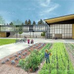 An artist&rsquo;s rendering of the new elementary school to be built in Port Townsend.