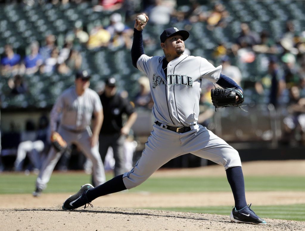 Hernandez wins in Oakland again as Mariners beat A’s 14-3