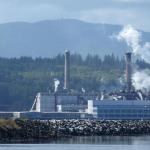 The Port Townsend Paper mill is working to reduce emissions and increase efficiency by converting to natural gas. (Cydney McFarland/Peninsula Daily News)