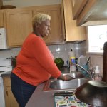 Matthew Nash/Olympic Peninsula News Group                                Eula Cook says her new home through Habitat for Humanity will help she and her granddaughter find a place to create routine and plant roots so that they can grow together.