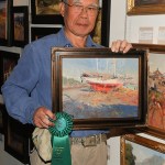 Jason Situ took Best in Show at the 2016 Paint the Peninsula competition with &ldquo;Port Angeles Boat.&rdquo;