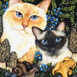 This piece by Marcedes &ldquo;Sadie&rdquo; Perry, titled &ldquo;Quiche and Morel,&rdquo; will be on display at Karon&rsquo;s Frame Center, 625 E. Front St., from 6 to 8 tonight. &mdash; Marcedes Perry.