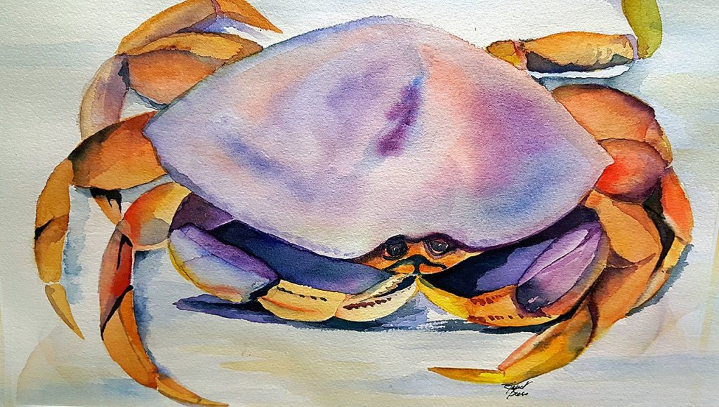 This untitled painting will be on display at Heatherton Gallery, located inside The Landing mall at 115 E. Railroad Ave., from 10:30 a.m. to 6 p.m. Saturday during a fundraiser to benefit the Peninsula Friends of Animals. &mdash; Heatherton Gallery.