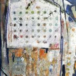 This painting by Carol Janda, titled &ldquo;Coded Message,&rdquo; during Art Walk will be on display at Blue Whole Gallery, 129 W. Washington St. &mdash; Carol Janda.