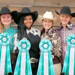 Photo by Nancy Hodgin                                Representing Clallam County&rsquo;s 4-H Senior Games at the Washington State Fair in Puyallup last month were Sophie Marchant, left, Ebony Billings, Cassidy Hodgin and Abby Hjelmeseth.