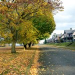 Fall has arrived at Fort Worden in Port Townsend. (Cydney McFarland/Peninsula Daily News)