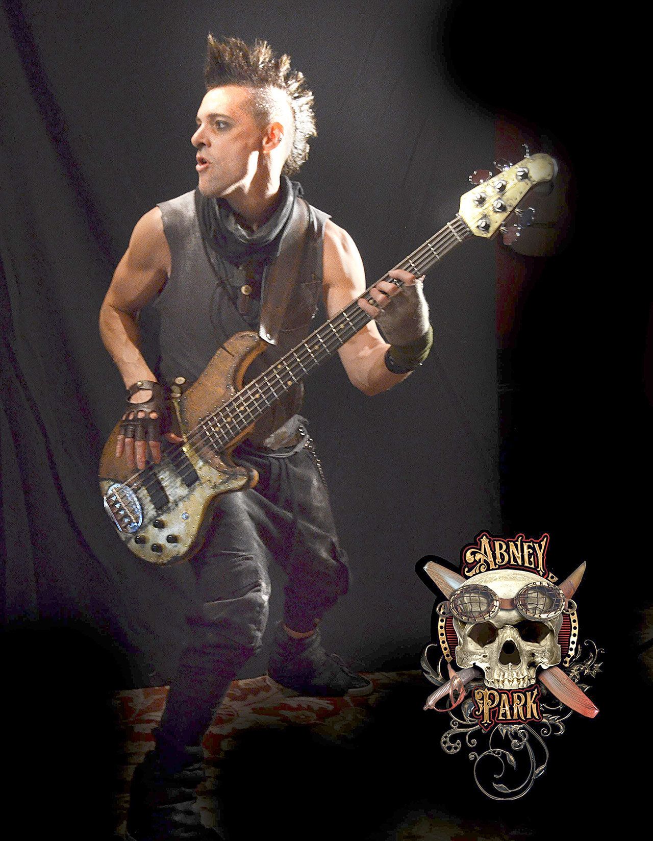 Abney Park has appeared on MTV and G4tv, licensed music to HBO&rsquo;s &ldquo;Trueblood,&rdquo; and played all over the world, from Moscow to Montana. Seen here is bassist Derek Brown. &mdash; Abney Park.