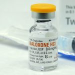 A vial of Naloxone, which can be used to block the potentially fatal effects of an opioid overdose, is shown Friday at an outpatient pharmacy at the University of Washington. (Ted S. Warren/The Associated Press)