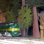 Members of the North Olympic Peninsula Railroaders say their latest project re-creates the railway from Discovery Bay to Joyce in miniature form. (Matthew Nash/Olympic Peninsula News Group)