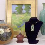 These art pieces by various artists, during Art Walk, will be on display at Blue Whole Gallery, 129 W. Washington St. &mdash; Blue Whole Gallery.