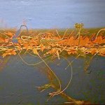 This untitled painting by Paula Graham during Art Walk will be on display at Mia Bella, 130A N. Third Ave. &mdash; Paula Graham.