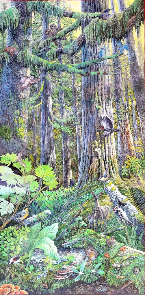 During Art Walk, this painting by Larry Eifert, titled &ldquo;Carbon River,&rdquo; will be on display at Gallery 9, 1012 Water St. &mdash; Larry Eifert.