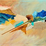 This untitled piece by Anne Schneider will be on display this month at the Port Townsend Gallery, located at 715 Water St. (Myron Gauger)