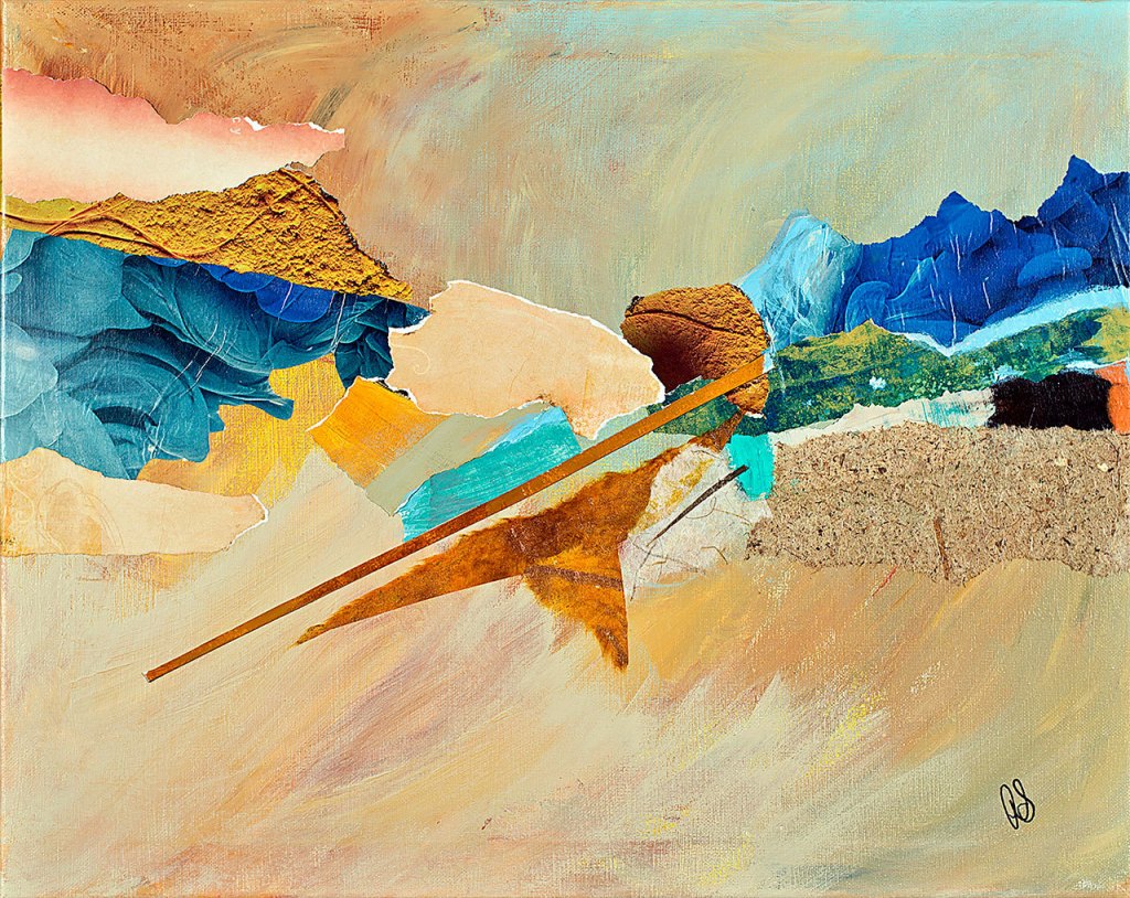 This untitled piece by Anne Schneider will be on display this month at the Port Townsend Gallery, located at 715 Water St. (Myron Gauger)