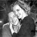 Richard B. Anderson is shown on leave with an unidentified woman before departing for the Marshall Islands during World War II. He died on his first day of combat.