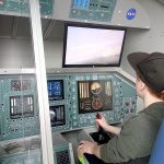 Cyras Mills, then a Hamilton sixth-grader, during a 2015 trip funded by the Port Angeles Education Foundation to the Museum of Flight in Seattle. Cyras is now a seventh-grade student at Stevens Middle School. (Port Angeles School District)