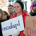Crowd gathers in Port Angeles for Standing Rock fight