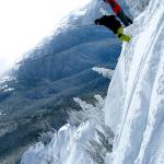 An unidentified skier prepares to drop into the Sunrise run on Hurricane Ridge. (Greg Birch)