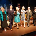 A 10-performance run of &ldquo;The Odd Couple&rdquo; opens at 7:30 p.m. Tuesday at the Port Angeles Community Playhouse, 1235 E. Lauridsen Blvd., in Port Angeles. Seen here are cast members Jennifer Hawley, from left, Debbie Bourquin, Ken Winters, Janet Lucas, Lynne Murphy, Joe Schulz, Stephanie Gooch and Nancy Gooch. (Robert Bronsink)