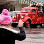 Community trees lit up for the holidays in Sequim, Port Angeles