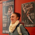Cami Ortloff pauses in the hallway of Brooklyn&rsquo;s Gelsey Kirkland Academy, where she will dance in &ldquo;The Nutcracker&rdquo; next month. (Diane Urbani de la Paz/For Peninsula Daily News)