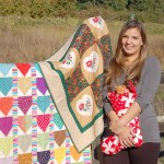 Shirley Stauffer                                Tickets for quilted raffle items, crafted by the Sunbonnet Sue Quilt Club and shown with STAR Scholarship candidate Jaycee Thompson-Porrazzo of Sequim, can be purchased at Saturday&rsquo;s bazaar.