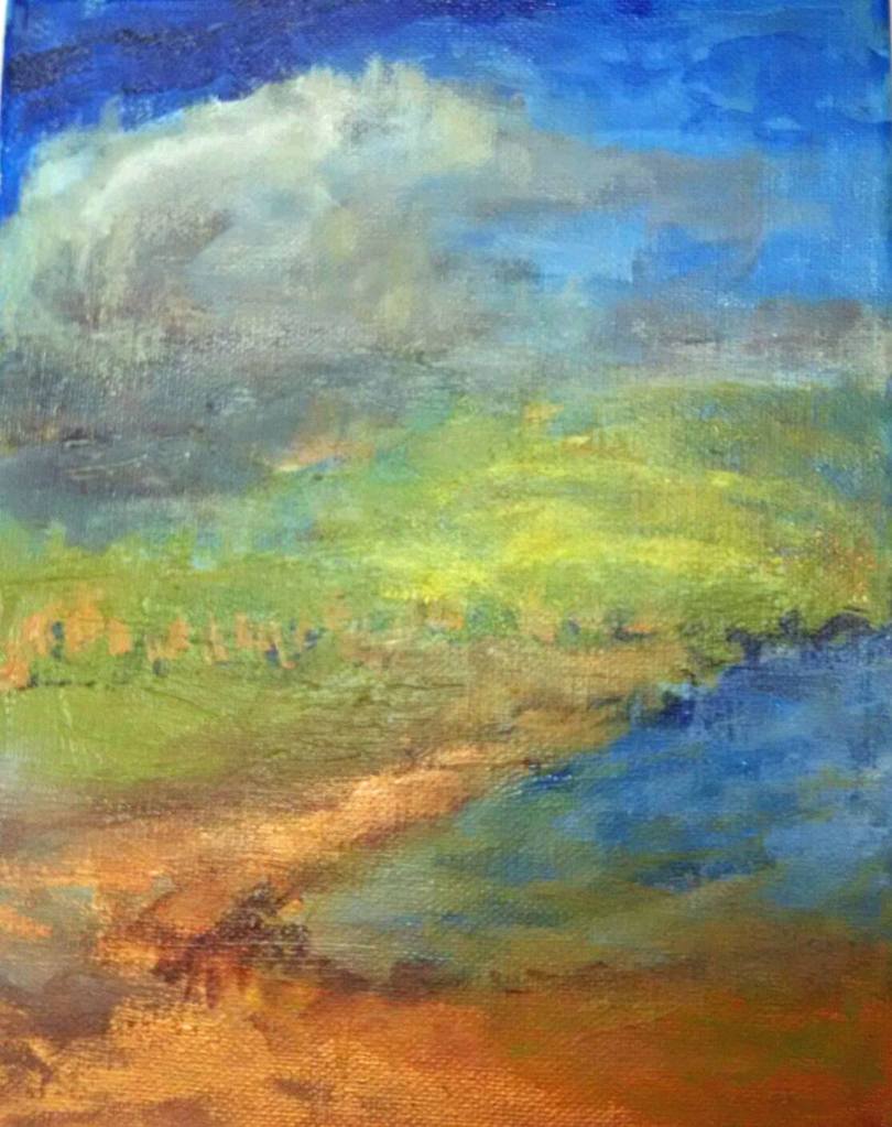 Sequim artist switches hands, finds new goals after stroke