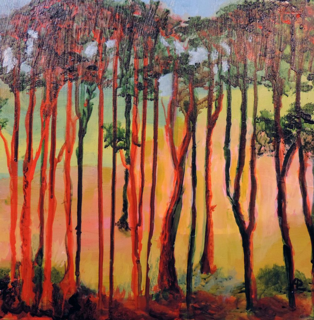 &rdquo;Summer&rdquo; is one of Linda Stadtmiller&rsquo;s more recent pieces she&rsquo;s completed after she suffered a stroke in 2015.