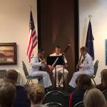 The woodwind trio Trident Winds &mdash; featuring Petty Officer First Class Edgardo Hernandez-Riveria on flute, Chief Petty Officer Sterling Strickler on bassoon and Petty Officer Second Class Emily Zizza on clarinet and &mdash; will lead off a concert in Port Angeles today.