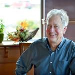 Bill James serves as a board member and volunteer social worker at Port Townsend&rsquo;s OlyCAP office. (Diane Urbani de la Paz/for Peninsula Daily News)