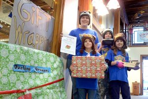 Robotics team fundraising: Gift-wrapping to help students build robots