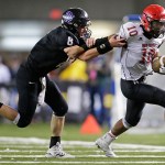 The Associated Press Neah Bay quarterback Rwehabura Munyagi Jr. , right, has been voted the Class 1B state player of the year by The Associated Press.