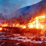 At 4:23 p.m. Wednesday, crews from Clallam Fire District No. 2 responded to a structure fire at 237979 U.S. Highway 101 in the old Clallam Timber log yard, west of Port Angeles (Clallam Fire District No. 2)