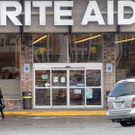 A customer approches the door to the Rite Aid store on South Lincoln Street in Port Angeles on Thursday. (Keith Thorpe/Peninsula Daily News)