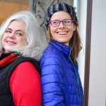 Creative director Karen Hogan, left, and Peninsula College drama professor Lara Starcevich are accepting original monologues for the Find Your Voice Play Festival. (Diane Urbani de la Paz/for Peninsula Daily News)