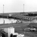 Keith Thorpe/Peninsula Daily News                                The Port of Port Angeles Terminal 3 &ldquo;t-pier&rdquo; sits empty awaiting the next cargo ship to take on logs.