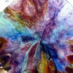 This glass platter made by Susan Kantowitz is just one of the pieces of art that will be on display in Port Angeles on Saturday during Second Weekend Art Walk.