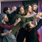 Performing &ldquo;Be a Light: The Art of Taking Action&rdquo; are, top row from left, Aba Kiser, Karim Santiago, Michael Hindes, Richard Sloane, Hannah Bahls and Johnny Colden; and, bottom row from left, Charlie Perez, Helen Curry and Samantha Hiatt. (Poetic Justice Theatre Ensemble)