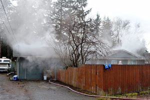 Fire damages Port Hadlock house