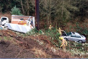 Freeland man dies in Highway 19 wreck