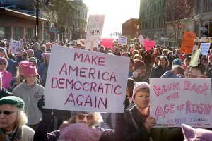 Some 300 protesters march in Port Townsend