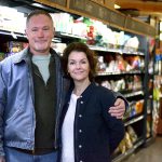 Scott and Robin Rodgers will officially take over ownership of Aldrich&rsquo;s Market in uptown Port Townsend this Wednesday. (Cydney McFarland/Peninsula Daily News)