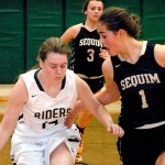 GIRLS BASKETBALL: Lunt’s five 3-pointers lead Riders to win over Sequim