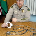 Clallam County Chief Corrections Deputy Ron Sukert said shackles and handcuffs have been used to restrain jail inmates in Clallam County District and Superior Court courtrooms since about 1980. (Keith Thorpe/Peninsula Daily News)
