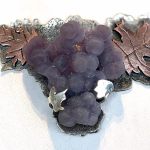 A recently discovered stone, grape agate, will be on display at the Port of Angels Jewelry Shoppe on Saturday during Second Weekend Art Walk.