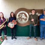 The four Camp Heebie Jeebies participants from Port Angeles High School are, from left, Kelsey Cammack, Naomi Kuykendall, Alden Riski and Jordan Nicolas. (Port Angeles School District)