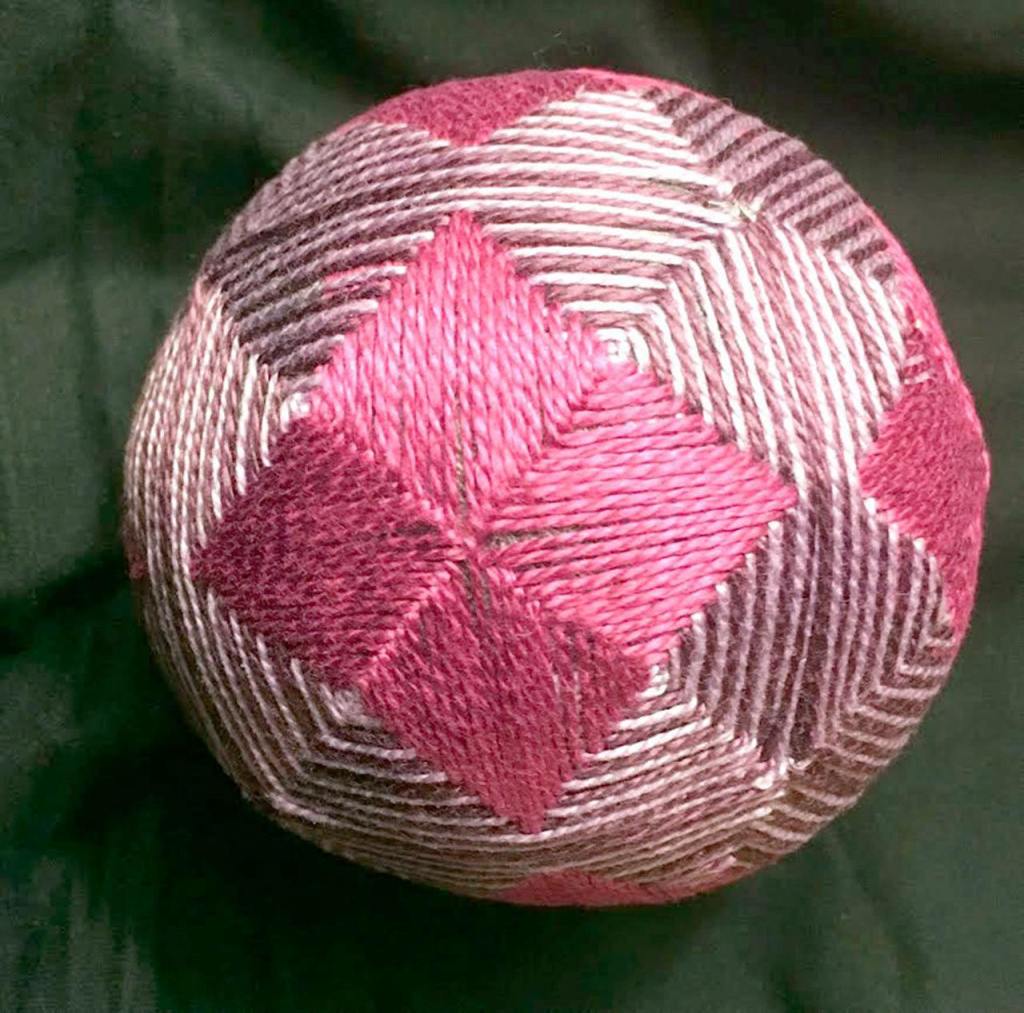 Ann Norton&rsquo;s ornaments created with the Japanese folk art of temari are on view at the Port Townsend Gallery.