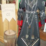 Clallam County Historical Society (3)                                The &ldquo;Hardware Dress,&rdquo; as worn by R.D. Willson&rsquo;s daughter, Mary, in an advertisement for the Port Angeles store. At right, Janice Noonan re-created the &ldquo;Hardware Dress&rdquo; recently for the Clallam County Historical Society.