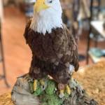 Terri Biondolino&rsquo;s felt animals are featured at the Harbor Art Gallery.